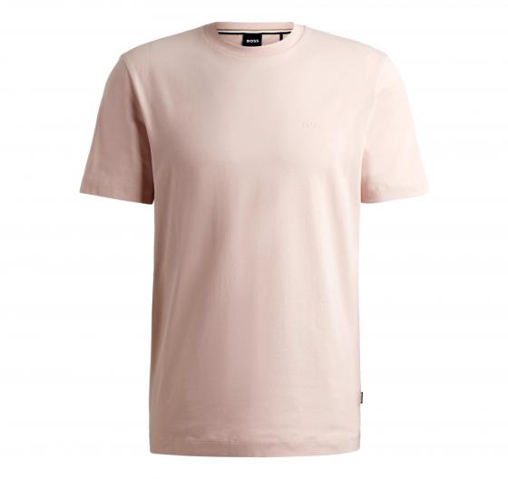 BOSS T Shirt Uomo In Jersey Di Cotone Con Logo Stampato In Gomma Thompson 50468347 849 Colore Rosa