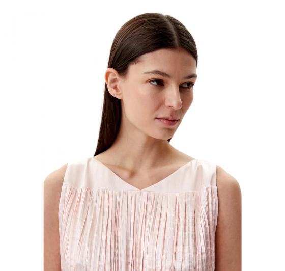 BOSS Abito Donna Midi Plissettato Davaria 50537411 Colore Rosa Chiaro