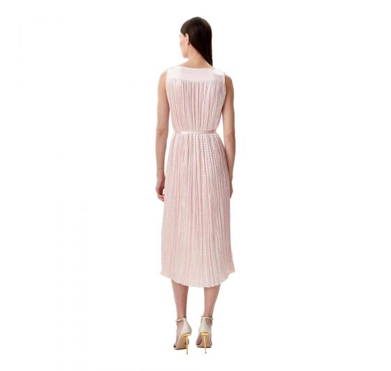 BOSS Abito Donna Midi Plissettato Davaria 50537411 Colore Rosa Chiaro