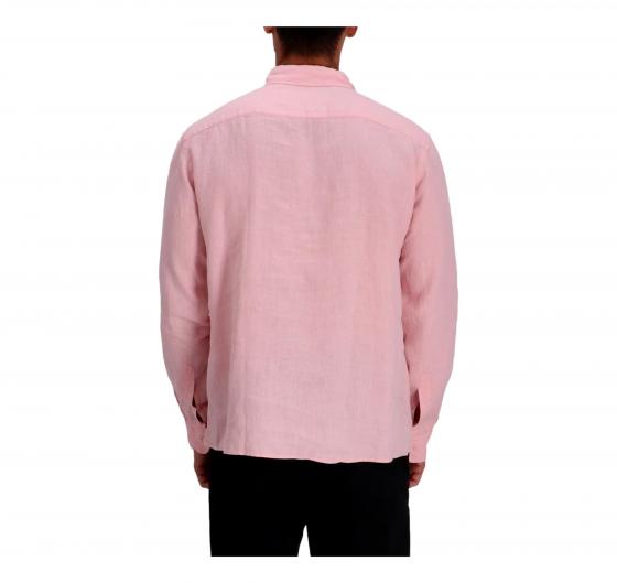 BOSS Camicia Uomo Button Down Slim Fit In Lino MODELLO H ROAN BD E C1 243 50520283 Colore Rosa