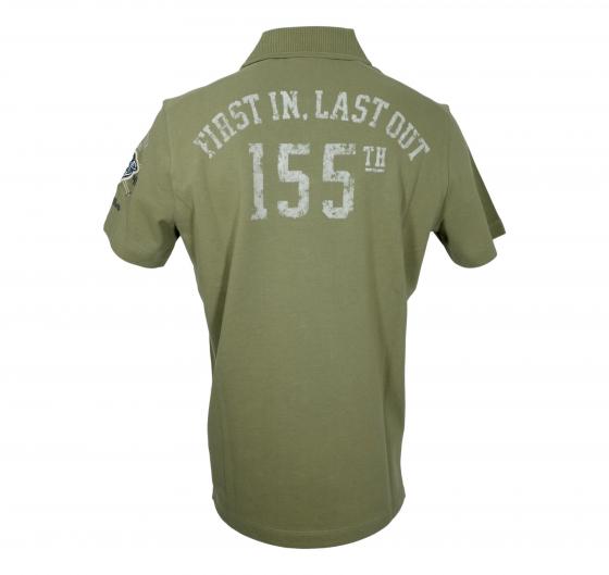 AERONAUTICA MILITARE Polo Uomo Basica In Cotone Manica Corta PO1866P310 Colore Verde