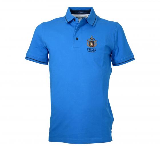 AERONAUTICA MILITARE Polo Uomo In Pique Patch Frecce Tricolori PO1850P191 Colore Bluette