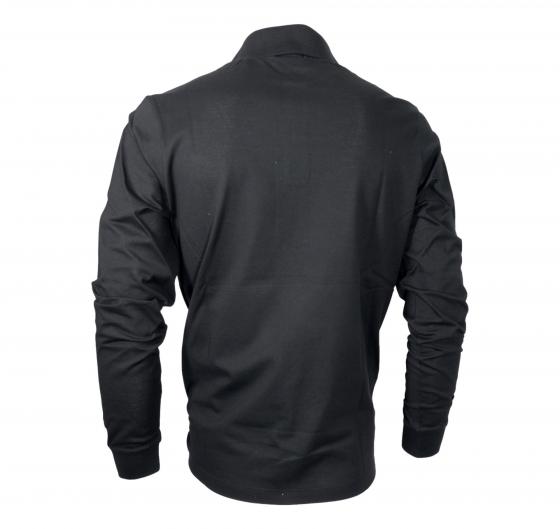 PAUL SHARK Polo Uomo Manica Lunga In Pique Di Cotone C0P1229 011 Colore Nero