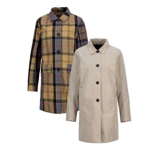 BARBOUR Trench Donna Babbity Showerproof Reversibile LSP0233ST33 Colore Beige