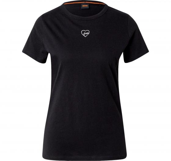 BOSS T Shirt Donna Con Logo Ricamato MODELLO C_Elogo_21 50540260 001 Colore Nero