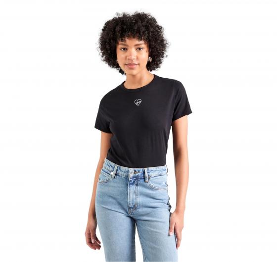 BOSS T Shirt Donna Con Logo Ricamato MODELLO C_Elogo_21 50540260 001 Colore Nero
