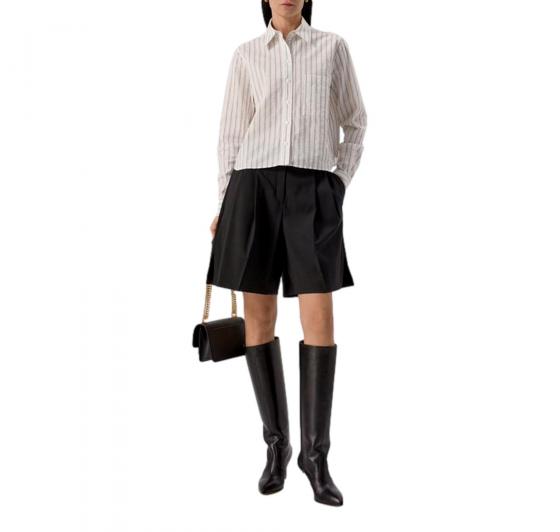 BOSS Camicia Donna a Righe Briella Monday 50538404 Colore Bianco
