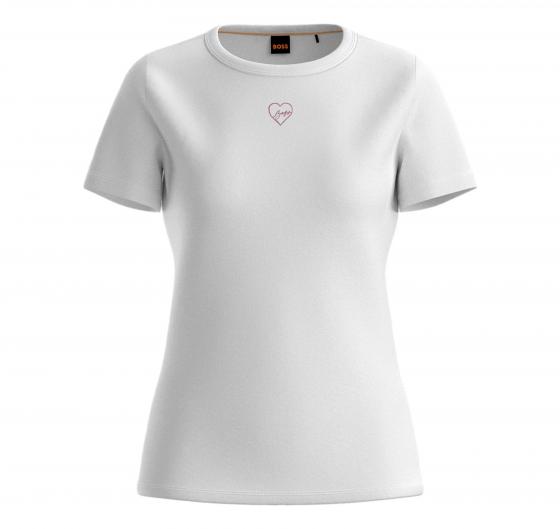 BOSS T Shirt Donna Con Logo Ricamato C Elogo 50540260 Colore Bianco
