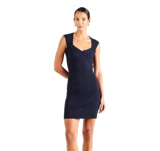 BOSS Vestito Donna In Maglia A Coste C Foberts 50535507 Colore Blu Scuro