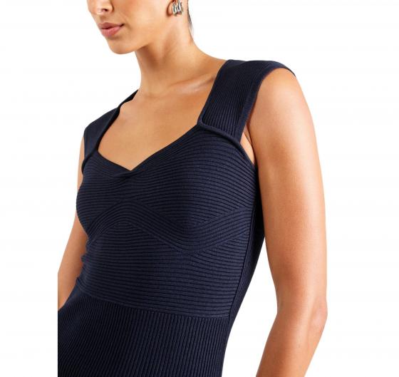 BOSS Vestito Donna In Maglia A Coste C Foberts 50535507 Colore Blu Scuro