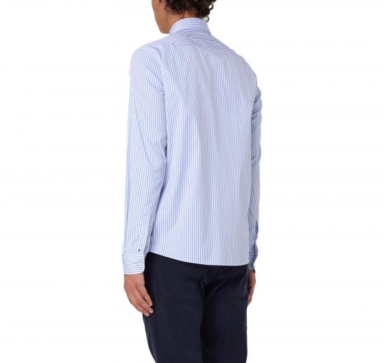 BOSS Camicia Uomo Slim Fit In Cotone A Righe H ROAN BD E C1 243 50520285 Colore Celeste