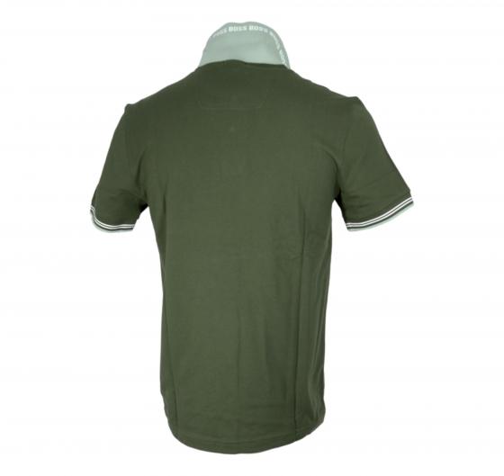 BOSS Polo Uomo In Pique Di Cotone Paul 50506193 Colore Verde