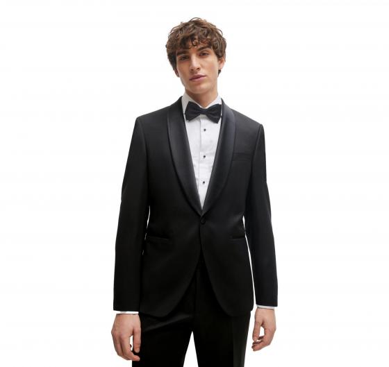 BOSS Camicia Uomo Formale Slim Fit In Popeline Di Cotone Elasticizzato Facile Da Stirare 50480070 Colore Bianco