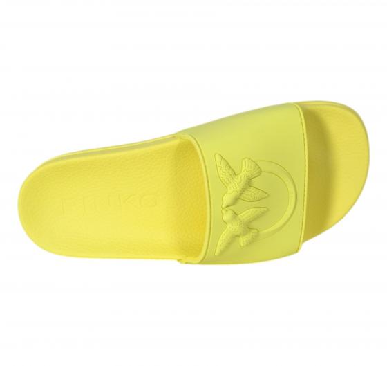 PINKO Ciabatta Donna Da Mare Dilly 01 Slipper Rubberized SS0093E027 H26 Colore Giallo