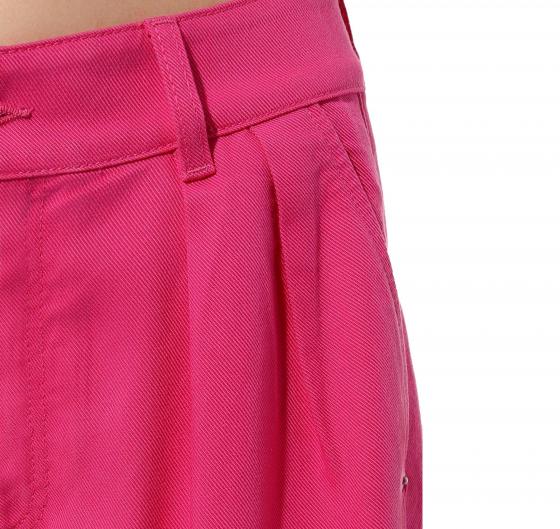 BOSS Pantaloni Donna a Gamba Larga in Morbido Twill C_Tanjura-W 50521120 Colore Fuxia