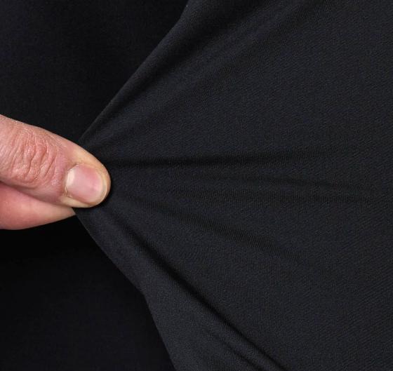 XACUS Camicia Uomo Collo Francese Tinta Unita Twill Nero Tailor Fit Active 11460004 Colore Nero