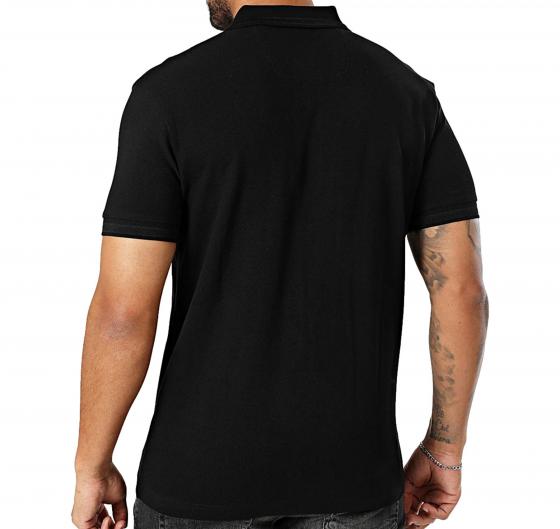 BOSS Polo Uomo Paddy In Pique Di Cotone Con Logo Sottocollo 50469055 Colore Nero