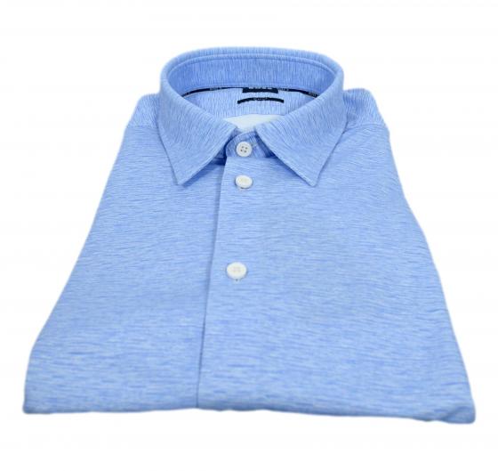 BOSS Camicia Uomo Slim Fit P ROAN kent C1 233 50533574 Elasticizzata Colore Celeste
