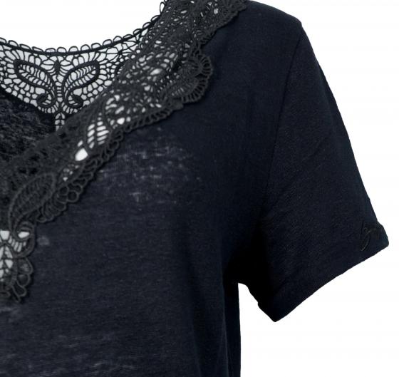 BOSS T Shirt Donna In Puro Lino C Elaria 50540626 Colore Nero