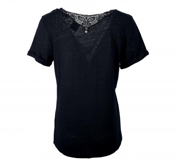 BOSS T Shirt Donna In Puro Lino C Elaria 50540626 Colore Nero