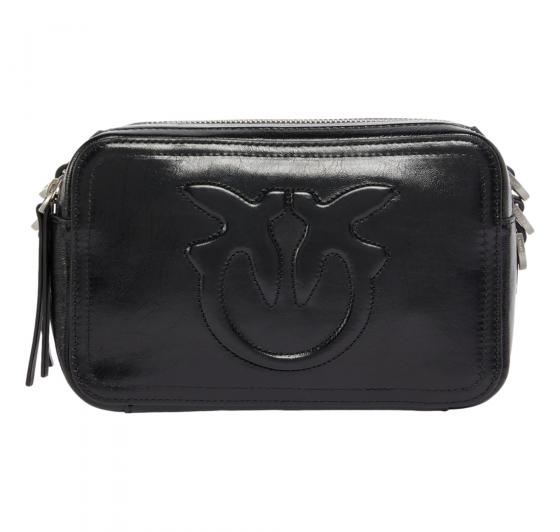 PINKO Borsa Donna Carrie Camera Bag Classic Calf 104336 Z99S Colore Nero