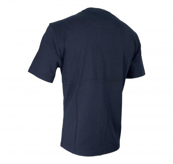 BOSS T Shirt Uomo In Jersey Di Cotone Con Grafica Con Logo A Righe Sottili Tee Logo Rib 50538096 Colore Blu