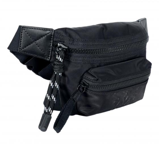 PINKO Mini Marsupio Donna In Tessuto Riciclato Con Uccellini 104939 Z99B Colore Nero