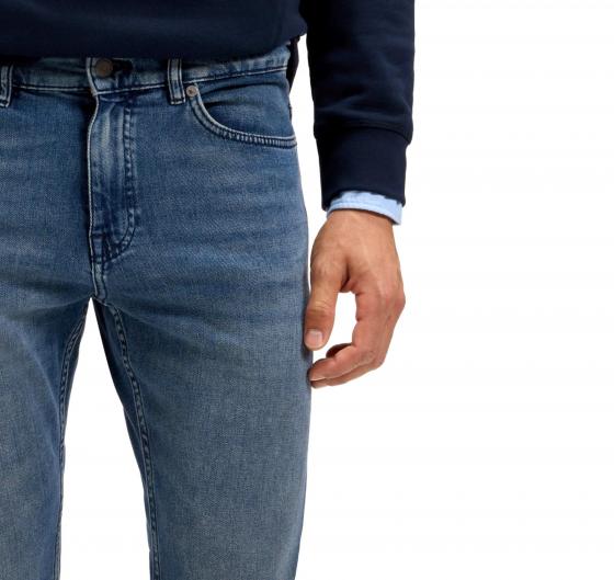 BOSS Jeans Delaware Uomo Slim Fit in Denim Stretch Blu Modello 50524008