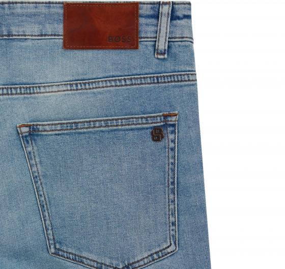 BOSS Jeans Delaware Uomo Slim Fit in Denim Stretch Blu Modello 50524009