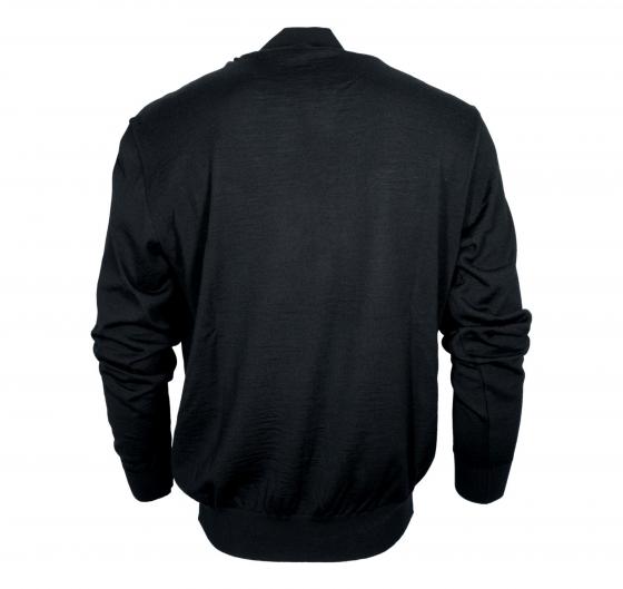 PAUL SHARK Maglione Uomo Mezza Zip In Lana Merino Extra Fine Winter Summer 99311016 Colore Nero 011
