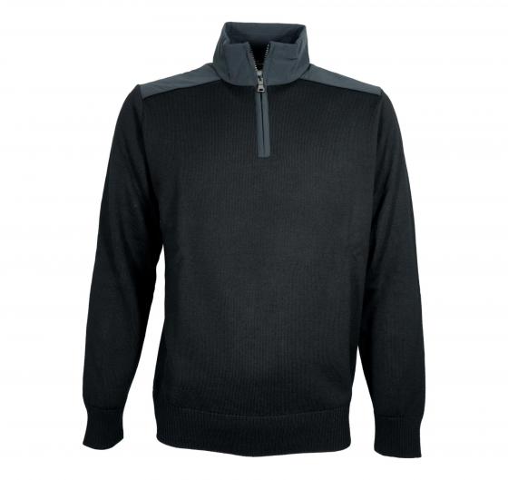 PAUL SHARK Cardigan Mezza Zip Uomo In Lana 99311021 Colore Nero 011
