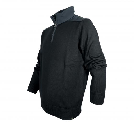 PAUL SHARK Cardigan Mezza Zip Uomo In Lana 99311021 Colore Nero 011