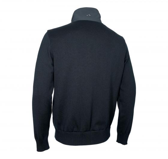 PAUL SHARK Cardigan Uomo Hybrid Zip Up In Typhoon 99311023 Colore Nero 011