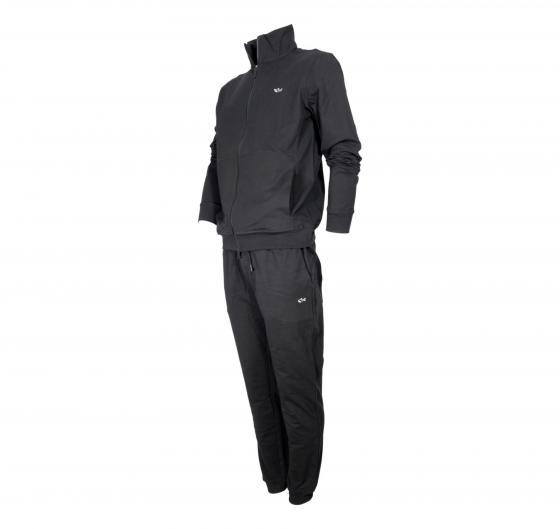 PAUL SHARK Tuta Uomo Sportiva In Cotone Con Badge Iconico 99311012 Colore Nero 011