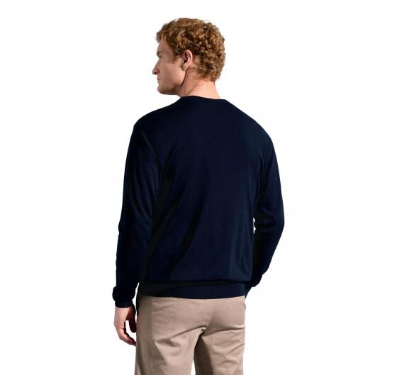PAUL SHARK Maglia Uomo Girocollo In Lana Merino Extra Fine Winter Summer 99311015 050 Colore Blu
