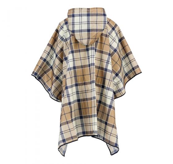BARBOUR Poncho Donna Impermeabile In Tartan Portree LAC0345BR521 Colore Beige