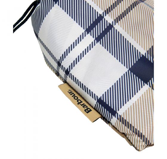 BARBOUR Poncho Donna Impermeabile In Tartan Portree LAC0345BR521 Colore Beige