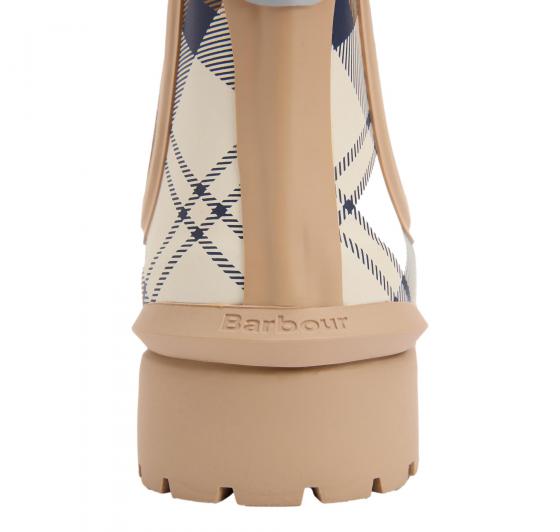 BARBOUR Stivaletti Donna Wellington Wilton Hessian Tartan LRF0066BR51 Colore Beige