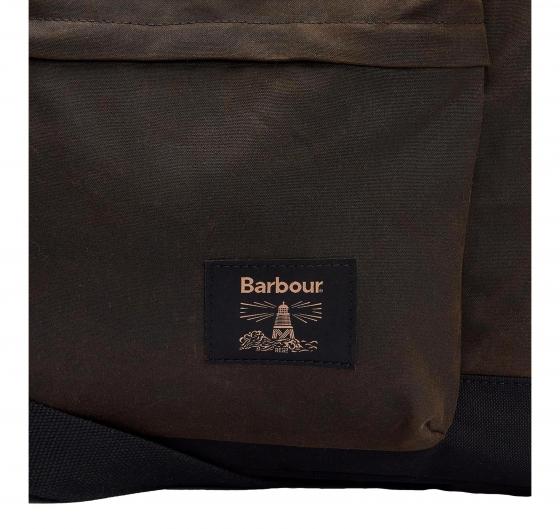 BARBOUR Borsone Da Viaggio Field In Tessuto Cerato UBA0715OL71 Colore Olliva