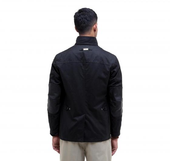 BARBOUR Ogston Waxed Jacket MWX0700BK11 Black Uomo