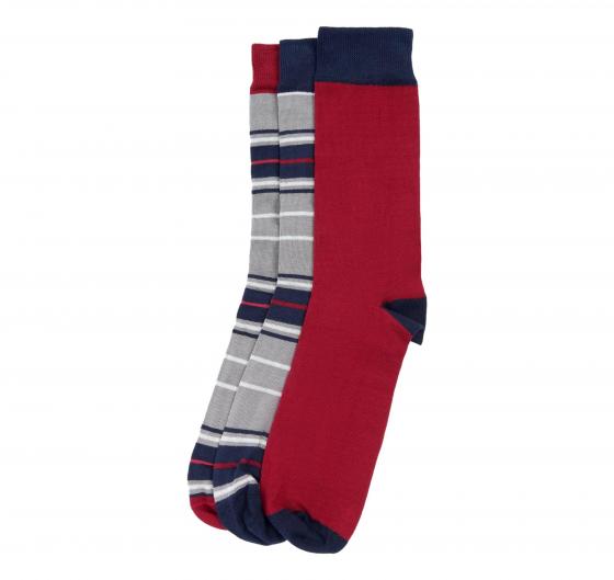 BARBOUR Confezione Regalo Uomo Con Calzini In Tartan MGS0071TN271 Colore Bordeaux Multicolor