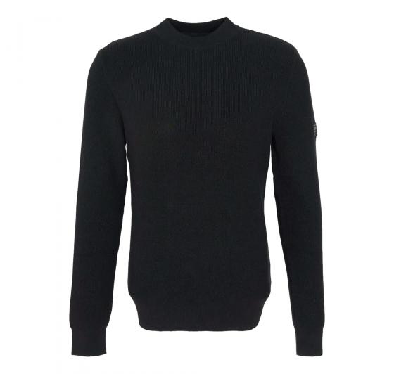 BARBOUR INTERNATIONAL Maglione Uomo Crew Neck Jumper MKN1611BK31 Nero Casual Elegante