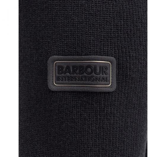 BARBOUR INTERNATIONAL Maglione Uomo Crew Neck Jumper MKN1611BK31 Nero Casual Elegante