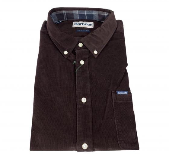 Barbour Camicia Uomo in Cotone Modello MSH5001BR17 Colore Marrone