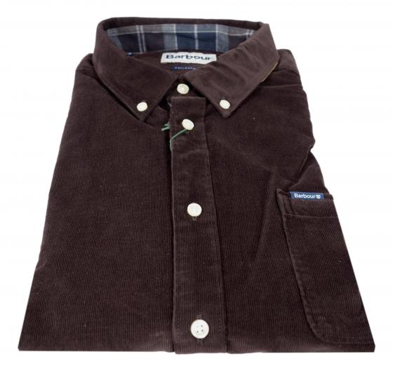 Barbour Camicia Uomo in Cotone Modello MSH5001BR17 Colore Marrone