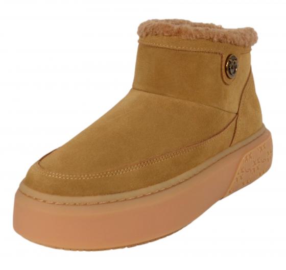 PINKO Modello Yoko 22 Mid Sneakers SS0105P055 Colore Cognac