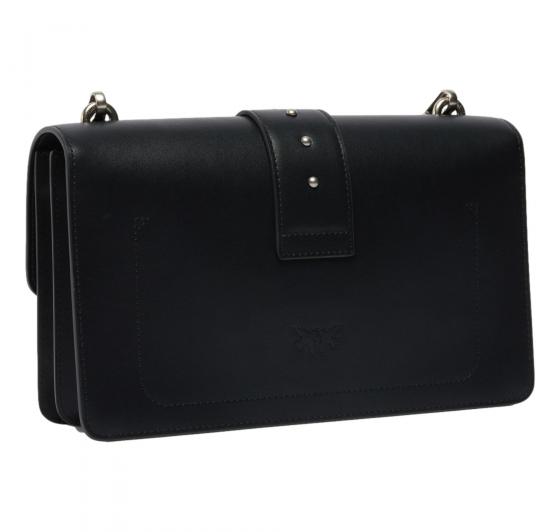 PINKO Borsa Donna Love One Classic St Cl Vitello Seta 105857 Colore Nero Z99O