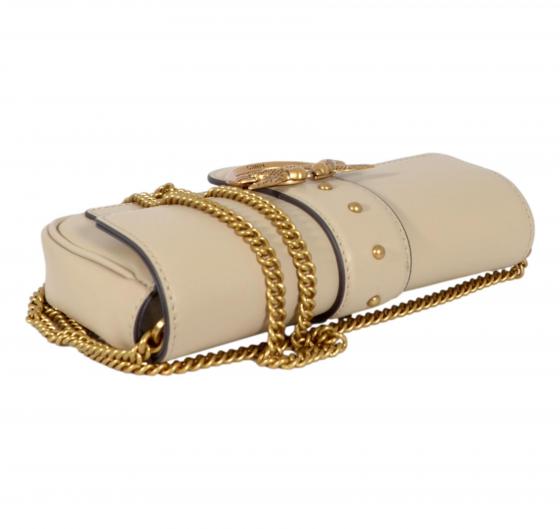 PINKO Borsa Donna Love One Pocket Vitello Seta 100061 Colore Beige C50Q