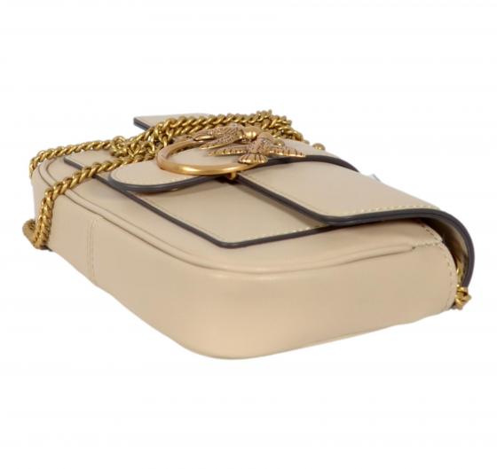 PINKO Borsa Donna Love One Pocket Vitello Seta 100061 Colore Beige C50Q