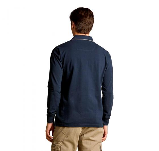 AERONAUTICA MILITARE Polo Uomo Manica Lunga Basica In Cotone PO1653UP00082 Colore Blu